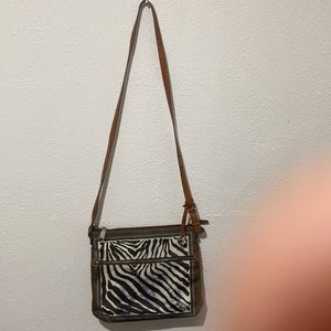 Ladies Crossbody purse Brighton  zipper print purse VENA special edition